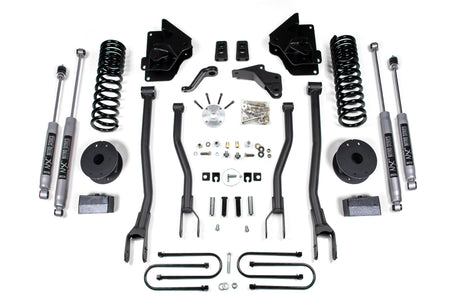 4 Inch Lift Kit w/ 4-Link | Ram 3500 w/ Rear Air Ride (13-18) 4WD | Diesel BDS Suspension