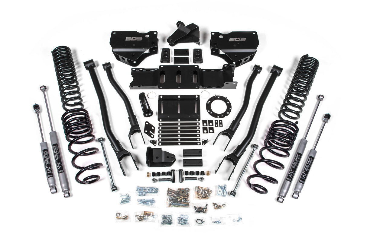 4 Inch Lift Kit w/ 4-Link | Ram 2500 (19-26) 4WD | Gas BDS Suspension