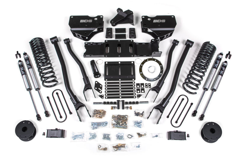 4 Inch Lift Kit w/ 4-Link | Ram 3500 w/ Rear Air Ride (19-24) 4WD | Diesel BDS Suspension