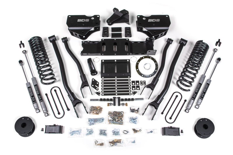 4 Inch Lift Kit w/ 4-Link | Ram 3500 w/ Rear Air Ride (19-24) 4WD | Diesel BDS Suspension