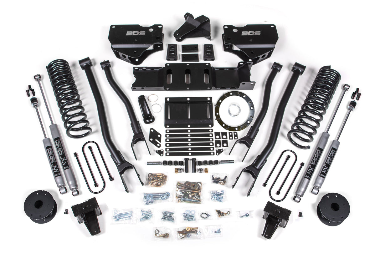 6 Inch Lift Kit w/ 4-Link | Ram 3500 w/ Rear Air Ride (19-24) 4WD | Diesel BDS Suspension