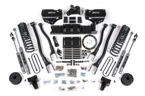 5.5 Inch Lift Kit w/ 4-Link | Ram 3500 w/ Rear Air Ride (19-24) 4WD | Gas BDS Suspension