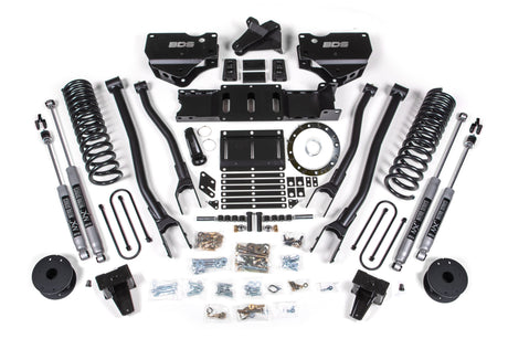5.5 Inch Lift Kit w/ 4-Link | Ram 3500 w/ Rear Air Ride (19-24) 4WD | Gas BDS Suspension