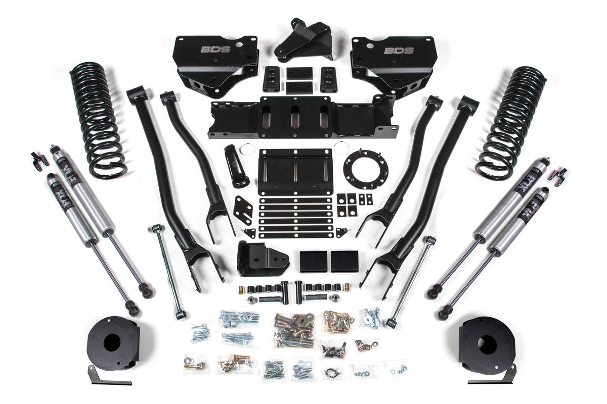 5.5 Inch Lift Kit w/ 4-Link | Ram 2500 w/ Rear Air Ride (19-24) 4WD | Gas BDS Suspension