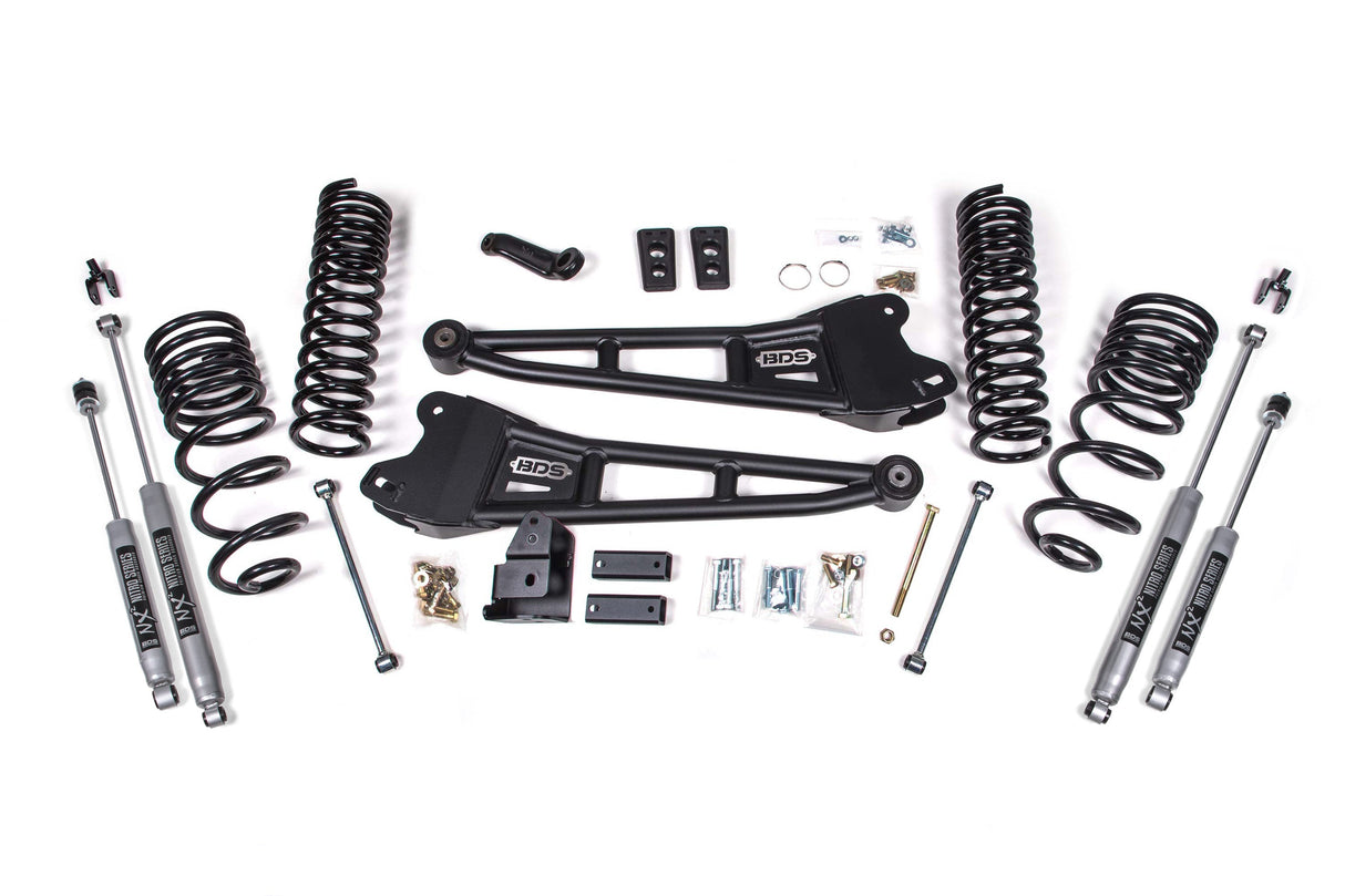 4 Inch Lift Kit w/ Radius Arm | Ram 2500 (14-18) 4WD | Diesel BDS Suspension