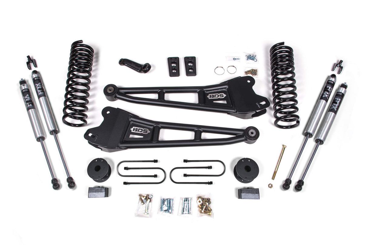 4 Inch Lift Kit w/ Radius Arm | Ram 3500 w/ Rear Air Ride (13-18) 4WD | Diesel BDS Suspension