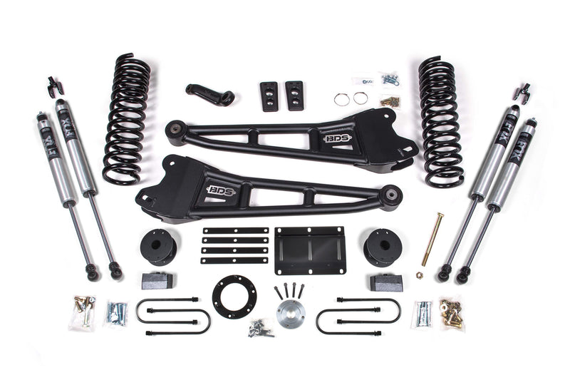 5.5 Inch Lift Kit w/ Radius Arm | Ram 3500 w/ Rear Air Ride (13-18) 4WD | Gas BDS Suspension
