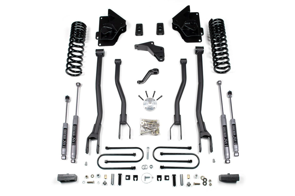 4 Inch Lift Kit w/ 4-Link | Ram 3500 (13-18) 4WD | Gas BDS Suspension