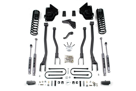 4 Inch Lift Kit w/ 4-Link | Ram 3500 (13-18) 4WD | Gas BDS Suspension
