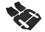 3D MAXpider 16-21 Tesla Model X 6-Seat Elegant Black R1 R2 R3