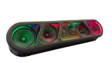 (4) Sylvester Speaker Rack Bundle w/ Beauty Panel & LEDs Deaf Bonce