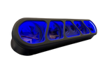 6.5" Speaker Rack Enclosure w/ Beauty Panel & LEDs Moon Car Stereo