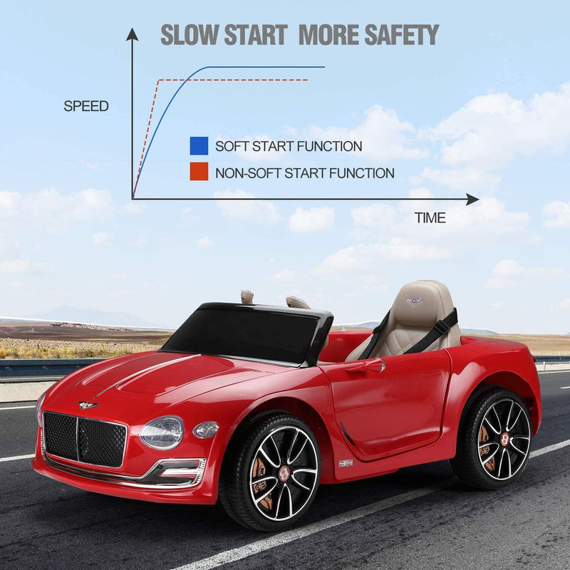 Bentley Kids Ride On Electric Toy Car with Remote Control and LED Lights - Perfect Gift for Young Drivers