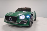 Bentley Licensed 12V Electric Ride On Car for Kids - Green