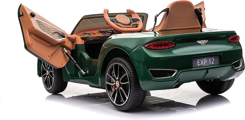 Bentley Licensed 12V Electric Ride On Car for Kids - Green