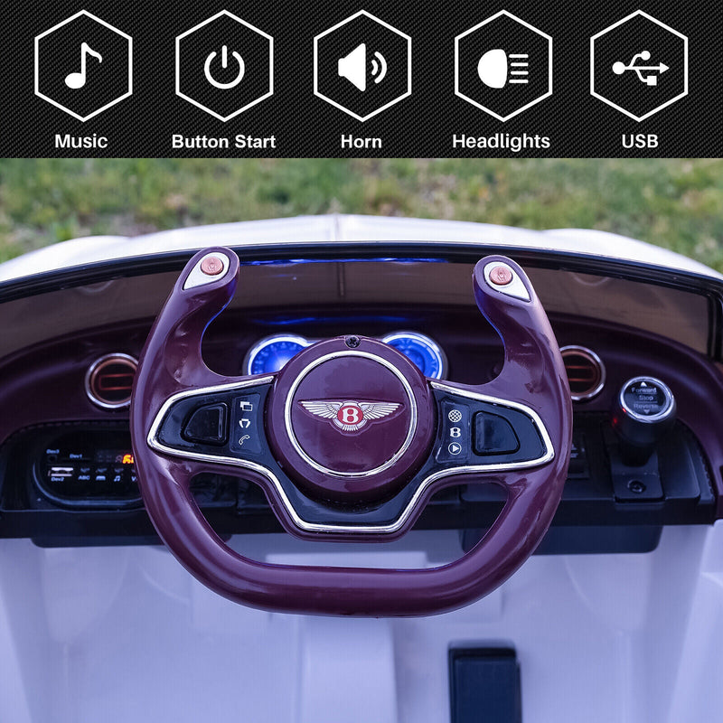 Bentley Licensed EXP12 Kids Ride-on Car with Remote Control - Perfect Gift for Children