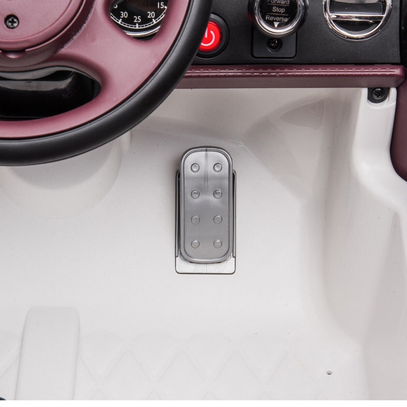 Bentley Mulsanne Licensed Electric Ride On Car for Kids - White