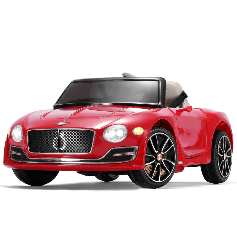 Bentley Style 12V Electric Kids Ride On Car with Remote Control and LED Lights - Perfect Xmas Gift!