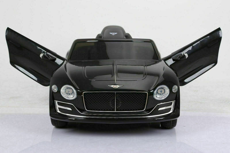 Bentley Style 12V Kids Ride On Car with Remote Control - Black/White