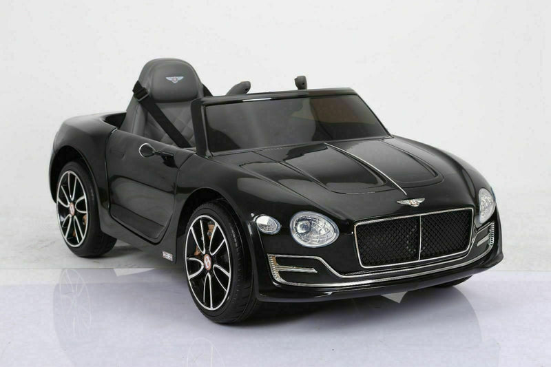 Bentley Style 12V Kids Ride On Car with Remote Control - Black/White