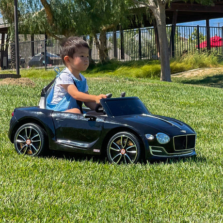 12V Electric Ride-on Car for Kids with Remote Control - Bentley Style Design