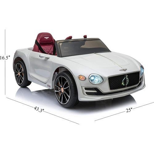 Bentley Style Kids Electric Ride On Car with LED Headlights and MP3 Player
