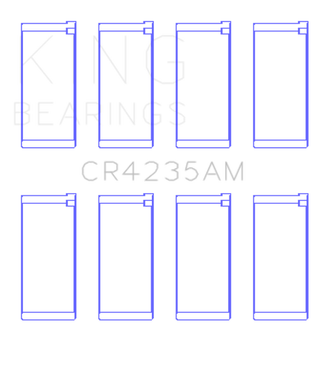 King Engine Bearings Hyundai Lantra 1600 (Size +0.50mm) Connecting Rod Bearing Set