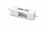 PANMILED 20W Cement Resistor, ±5% Ceramic Wirewound Power Resistor (15Ω–750Ω) High Watt Fixed Resistor TekShack