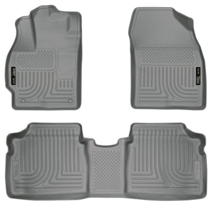 Husky Liners 10-12 Toyota Prius WeatherBeater Combo Gray Floor Liners