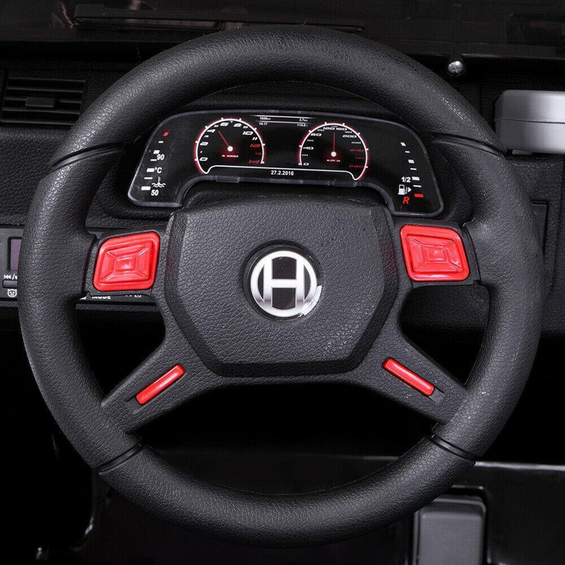 Black 12V Kids Ride-On Car with Parent Remote Control for Safe Play