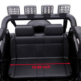 Black 12V Kids Ride-On Car with Parent Remote Control for Safe Play