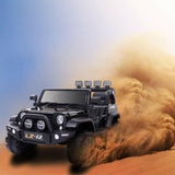 Black 12V Kids Ride-On Car with Parent Remote Control for Safe Play