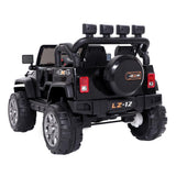Black Electric 12V Kids Ride On Car with Remote Control and Music