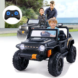 Black Kids Electric Ride On Car with Remote Control - Fun and Exciting Toy for 12V Adventures