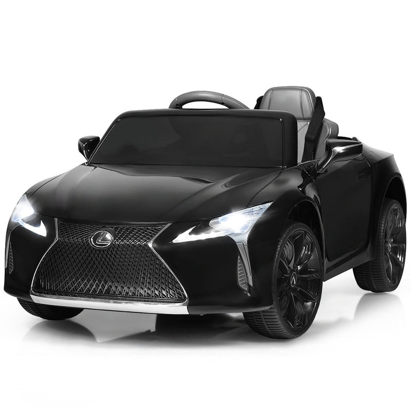 Black Lexus Licensed Electric Kids Ride on Car with Remote Control - Officially Licensed and Fully Equipped for Endless Fun!