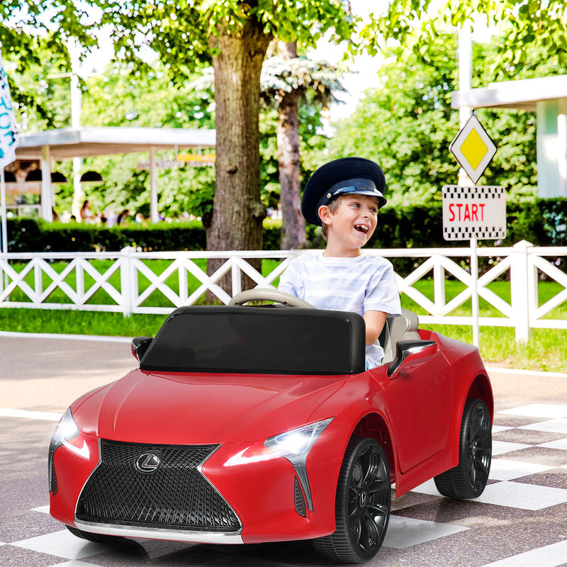 Black Lexus Licensed Electric Kids Ride on Car with Remote Control - Officially Licensed and Fully Equipped for Endless Fun!