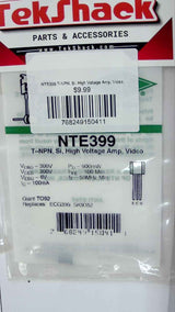 NTE399 T-NPN, Si, High Voltage Amp, Video NTE