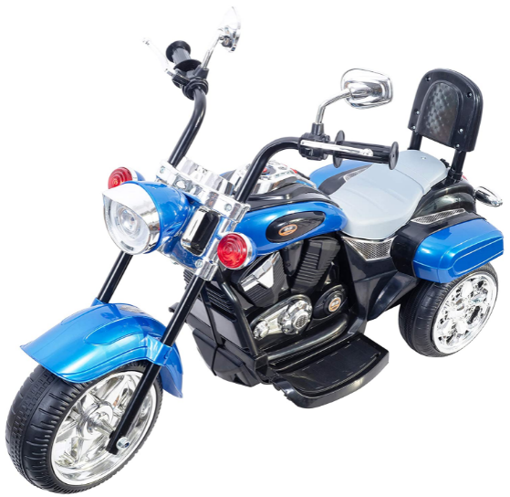 Blue 1-3 Year Old Kids' Motorcycle with Wheels