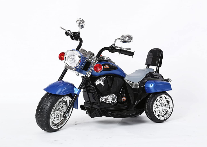 Blue 1-3 Year Old Kids' Motorcycle with Wheels
