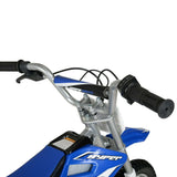 Blue 24V Electric Motorcycle for Kids with Maximum Speed of 14 mph