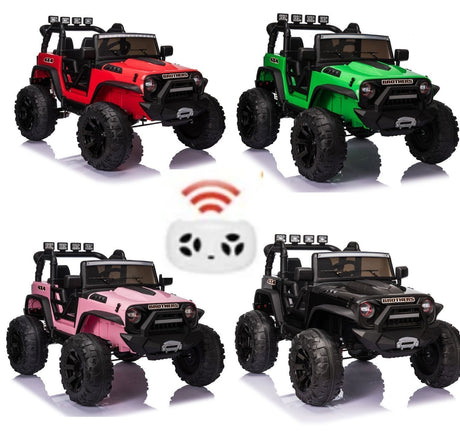 Bluetooth Remote Control Kids Ride On Jeep with 24V Battery and USB Connectivity - Perfect Gift for Young Adventurers