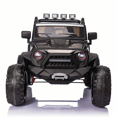 Bluetooth Remote Control Kids Ride On Jeep with 24V Battery and USB Connectivity - Perfect Gift for Young Adventurers