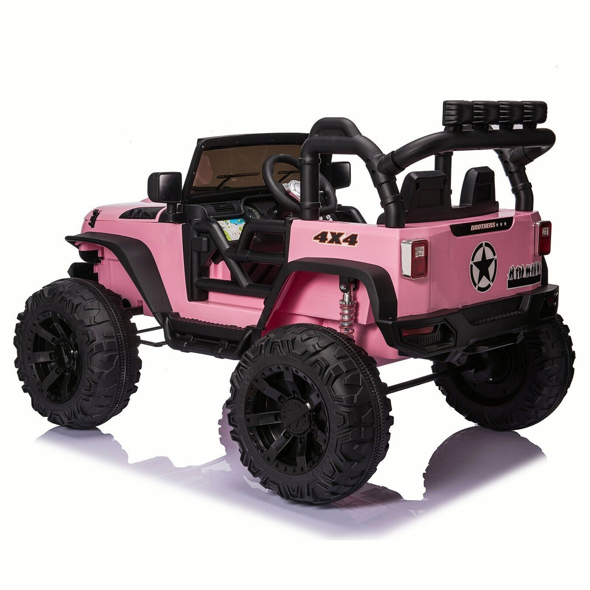 Bluetooth Remote Control Kids Ride On Jeep with 24V Battery and USB Connectivity - Perfect Gift for Young Adventurers