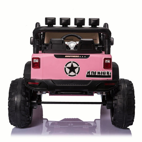 Bluetooth Remote Control Kids Ride On Jeep with 24V Battery and USB Connectivity - Perfect Gift for Young Adventurers
