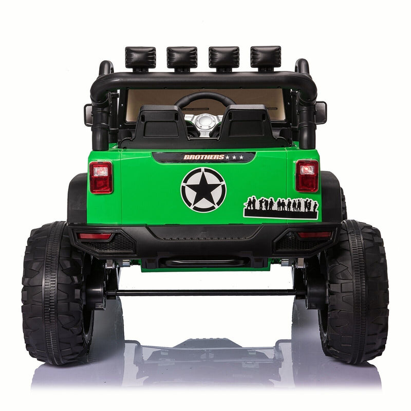 Bluetooth Remote Control Kids Ride On Jeep with 24V Battery and USB Connectivity - Perfect Gift for Young Adventurers