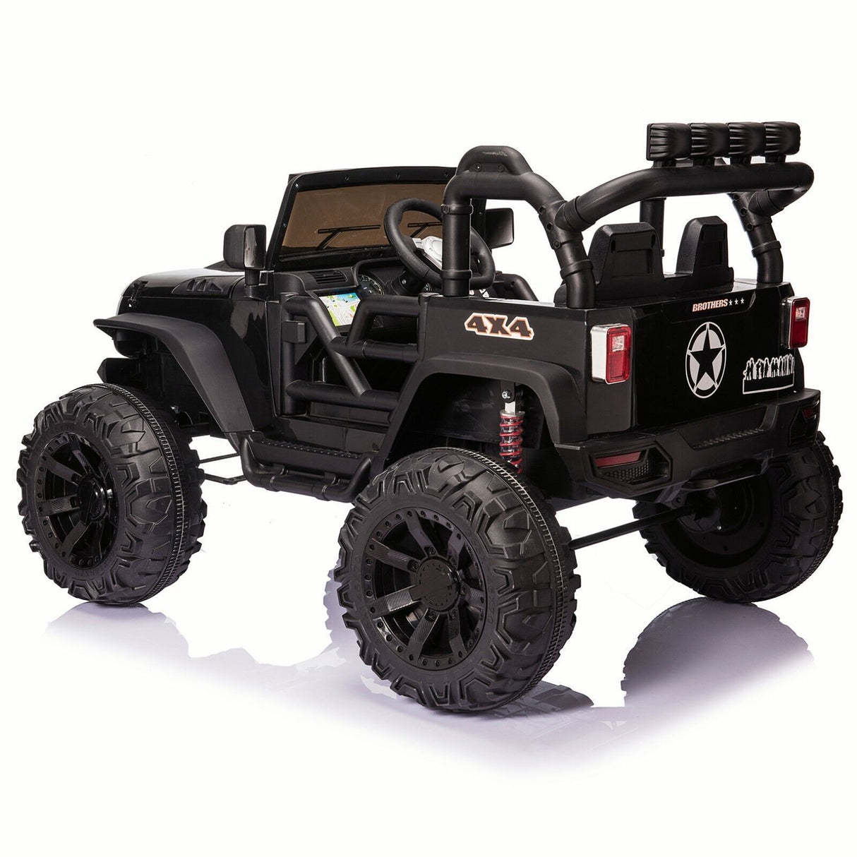 Bluetooth Remote Control 24V Electric Kids Ride On Jeep with USB - Made in the USA