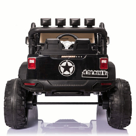 Bluetooth Remote Control 24V Electric Kids Ride On Jeep with USB - Made in the USA
