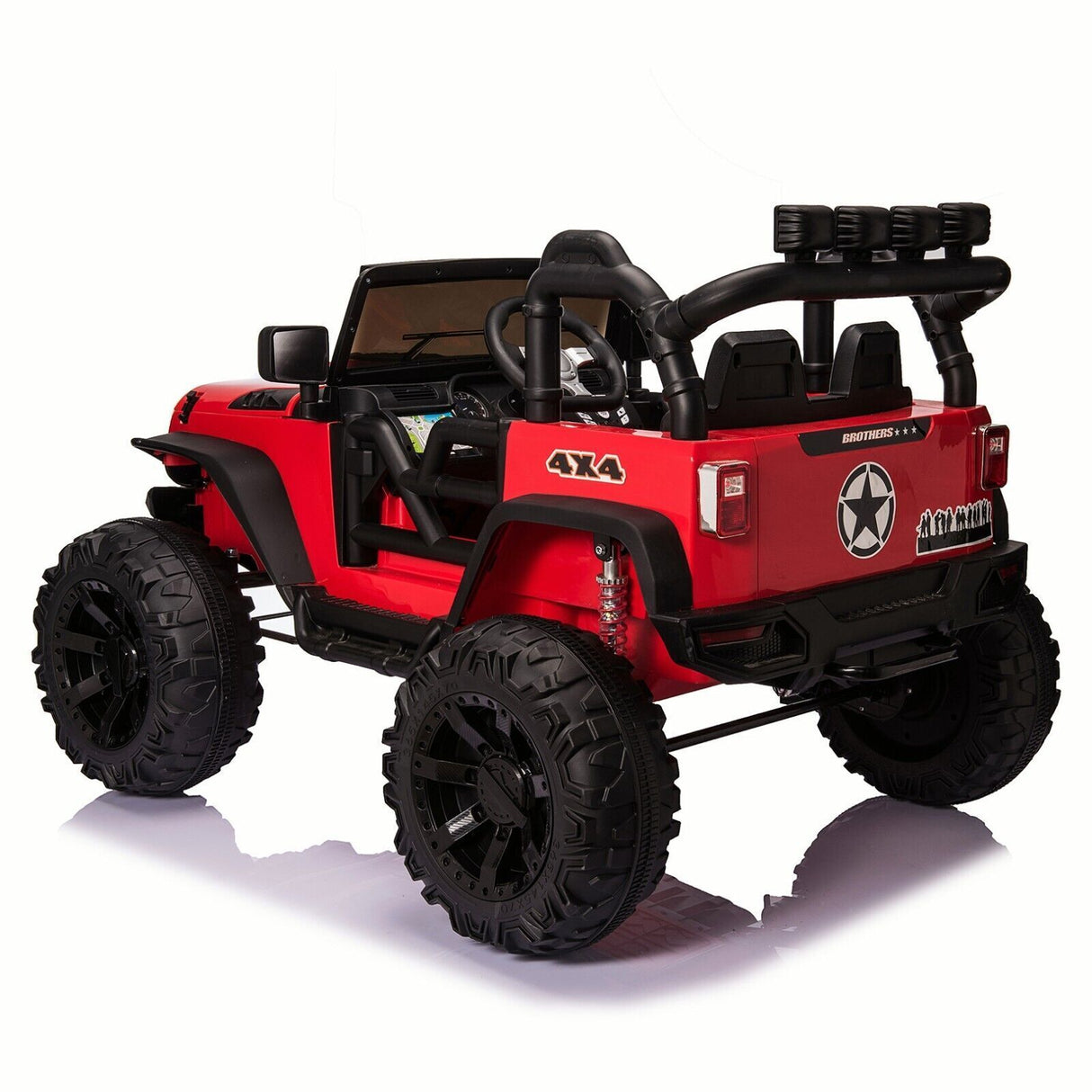 Bluetooth Remote Control 24V Electric Kids Ride On Jeep with USB - Made in the USA