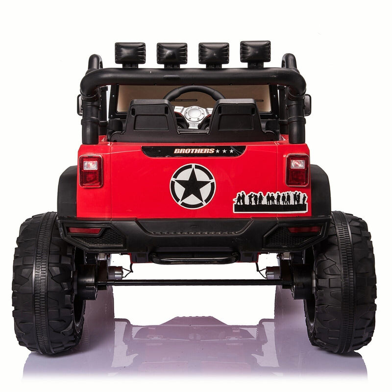 Bluetooth Remote Control 24V Electric Kids Ride On Jeep with USB - Made in the USA
