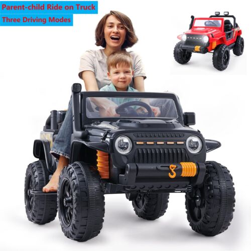 Bluetooth Remote Control Ride-On Truck for Kids with FM Radio and Parental Control